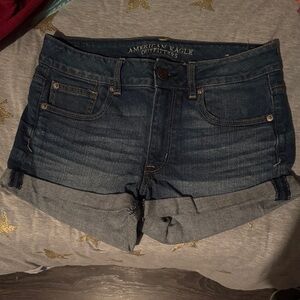 American Eagle Outfitters Dark Blue Jean Shorts